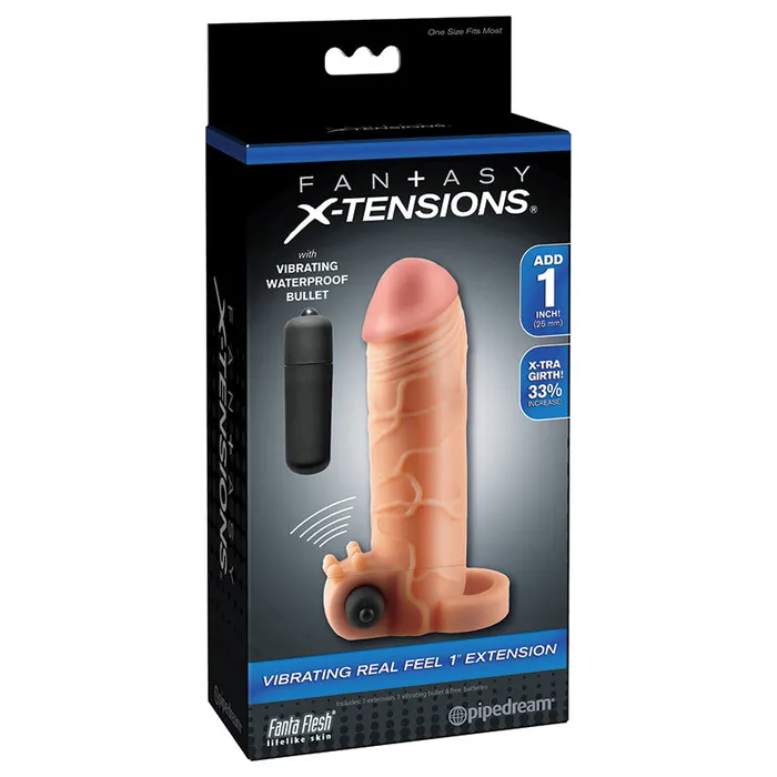 Fantasy Xtensions Vibrating Real FeelLight 1 PIPEDREAM Male Sex Toys