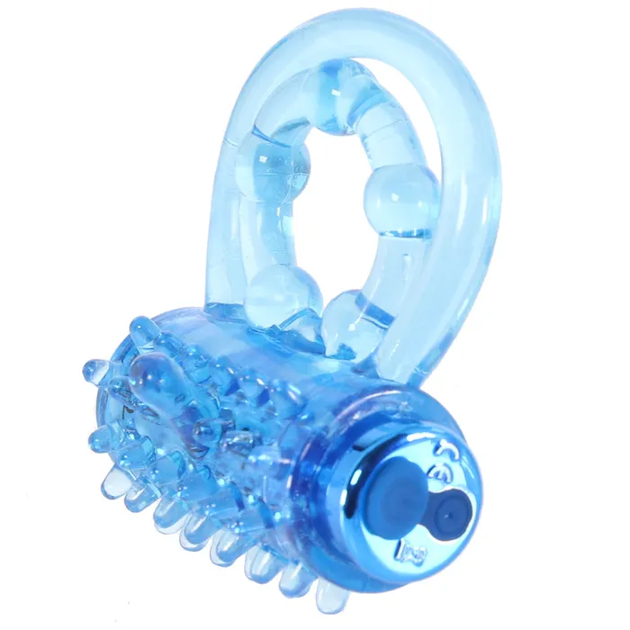 XGen Vibrators BodyWand Rechargeable Classic Duo Ring in Blue