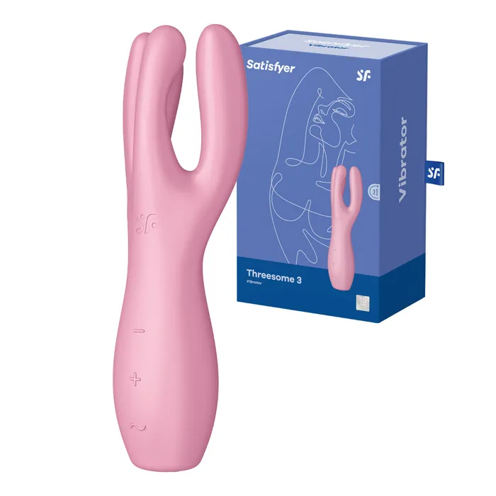 Vibrators Satisfyer Threesome 3 Triple Head Stimulator SATISFYER