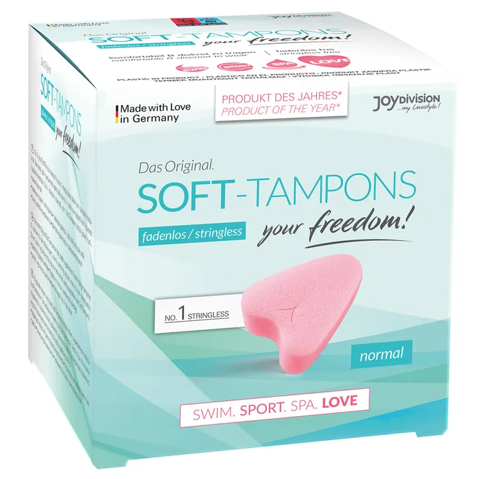 ST Rubber Male Sex Toys Stringless SoftTampons 3Pack