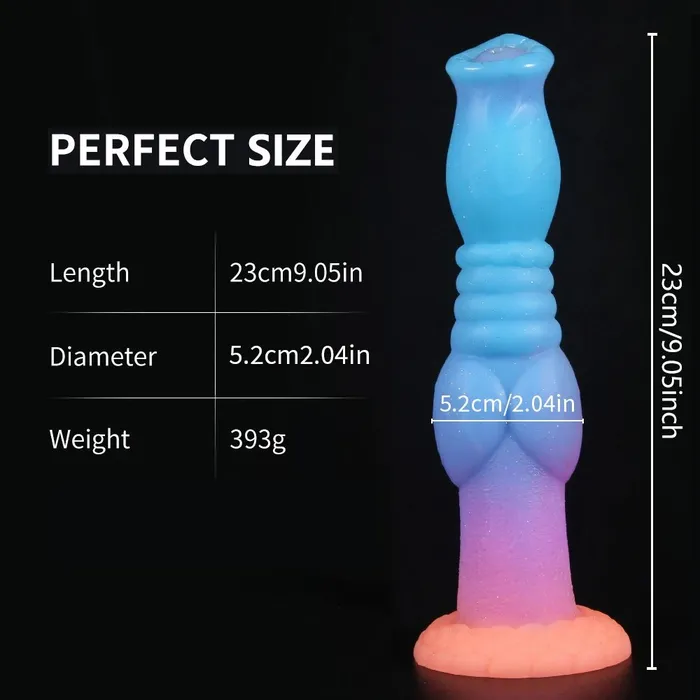 Anal Domlust Exotic Monster Horse Dildo Butt Plug Luminous Animal Dildos Long Anal Sex Toys