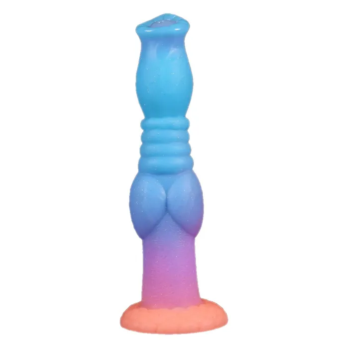 Anal Domlust Exotic Monster Horse Dildo Butt Plug Luminous Animal Dildos Long Anal Sex Toys