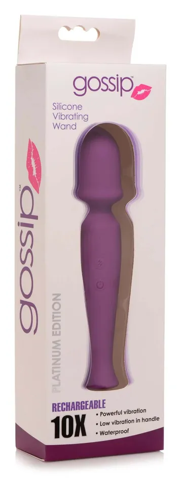 Female Sex Toys Curve Toys Silicone Wand Massager Violet