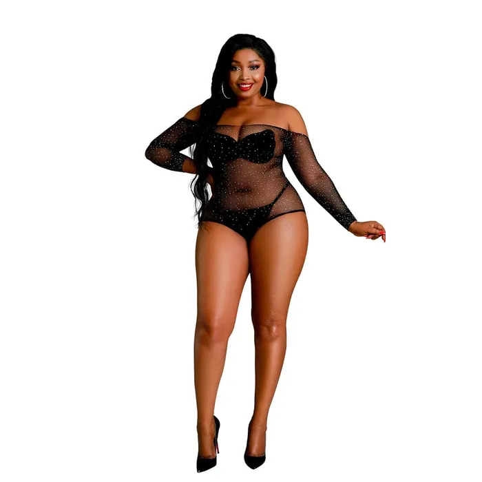 Female Sex Toys Moonlight Black Off the Shoulder Sparkle Body Plus Size Moonlight Lingerie Female Sex Toys Moonlight Black Off the Shoulder Sparkle Body Plus Size Moonlight Lingerie