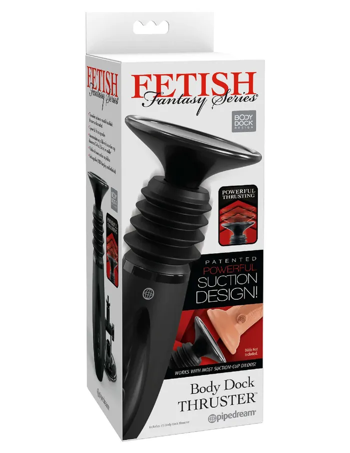 Fetish Fantasy Series Body Dock Rechargeable Thruster Black Pipedream Female Sex Toys Fetish Fantasy Series Body Dock Rechargeable Thruster Black Pipedream Female Sex Toys