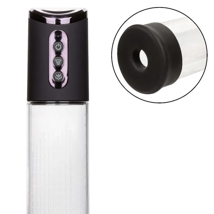 Male Sex Toys CalExotics Peak Rechargeable Penis Pump Blackclear Male Sex Toys CalExotics Peak Rechargeable Penis Pump Blackclear