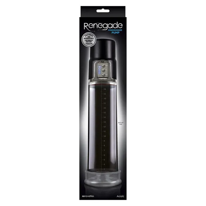NS Novelties Renegade Powerhouse Pump Rechargeable Male Sex Toys NS Novelties Renegade Powerhouse Pump Rechargeable Male Sex Toys