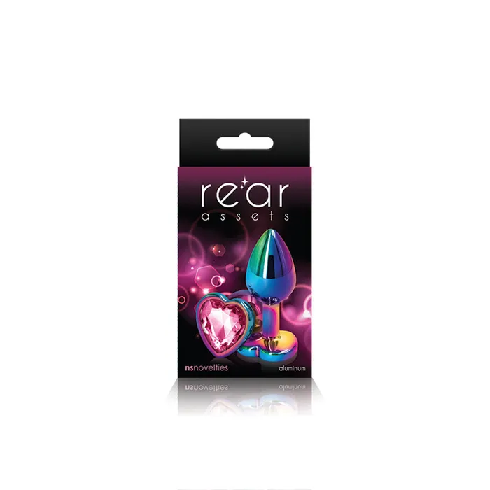 nsnovelties Anal Rear Assets Multicolor Heart Small Pink