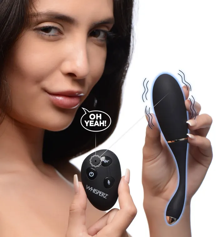 Voice Activated Vibrating Egg with Remote Control Whisperz Female Sex Toys Voice Activated Vibrating Egg with Remote Control Whisperz Female Sex Toys