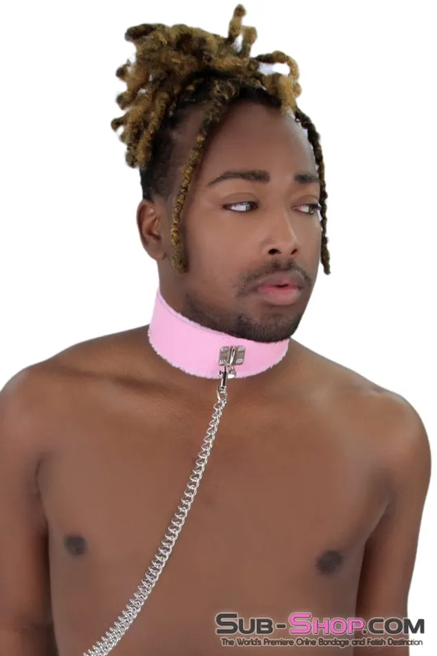 2785MQ Pink Handle Chained Bondage Leash Idea Vibrators