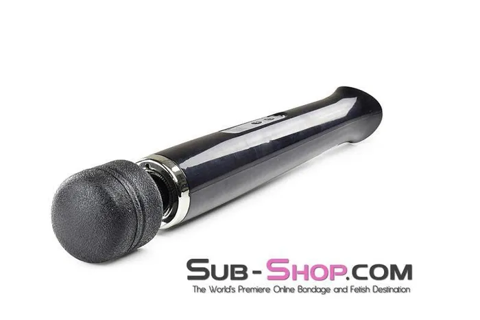 3311M Rechargeable 10 Speed Black Wand MassagerBlack Moonwell Vibrators