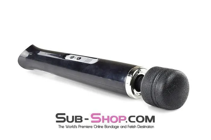 3311M Rechargeable 10 Speed Black Wand MassagerBlack Moonwell Vibrators