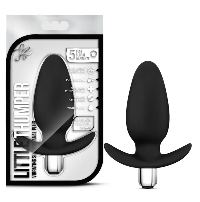 Blush Novelties Female Sex Toys Luxe Little Thumper Waterproof Vibrating Toy with 10 Fun Speeds and Rhythms