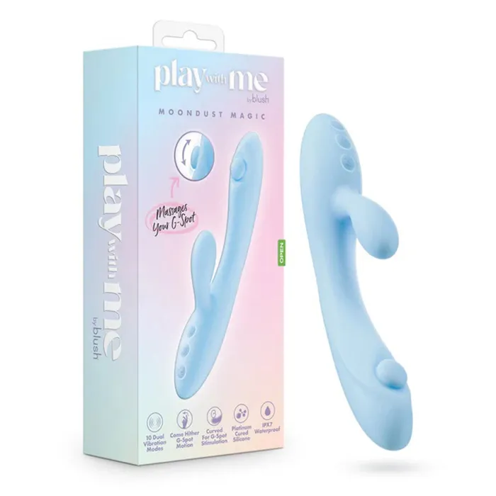 Blush Vibrators Play With Me Moondust Magic Blue