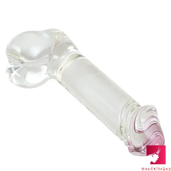 Dildos Weadultshop 61in Real Looking Clear Glass Dildo For Women Men Orgasm