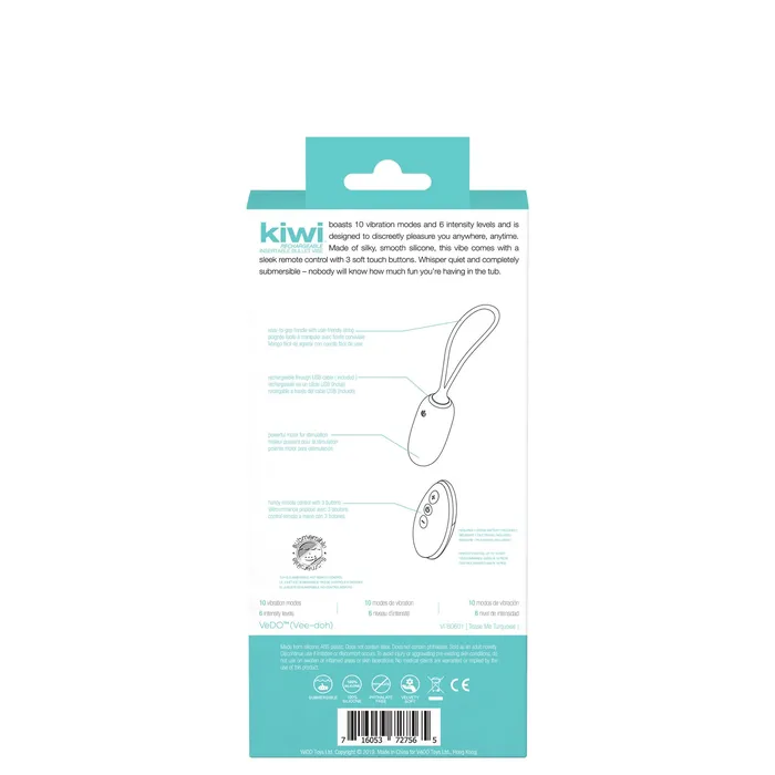 Female Sex Toys VeDO Kiwi Rechargeable Insertable Bullet Tease Me Turquoise Female Sex Toys VeDO Kiwi Rechargeable Insertable Bullet Tease Me Turquoise