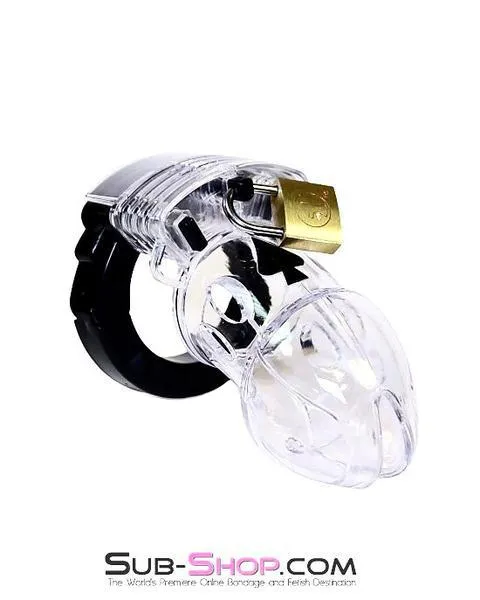 Male Sex Toys Aria 5779AE Jacked Up Adjustable Clear Polycarbonate Locking Male Cock Cuff Chastity Device Male Sex Toys Aria 5779AE Jacked Up Adjustable Clear Polycarbonate Locking Male Cock Cuff Chastity Device