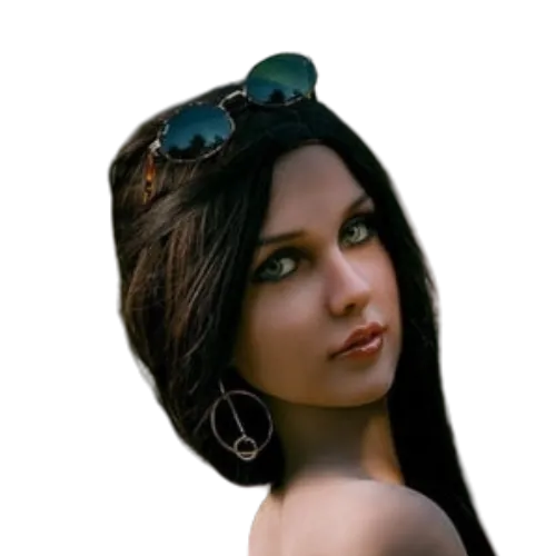 Male Sex Toys H134 Sex Doll HeadIndian Lady FaceWM Doll Head242 WM Doll Head
