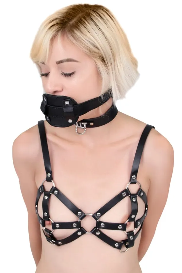 Male Sex Toys Raysent 9897RS Breast Cage Bondage Bra