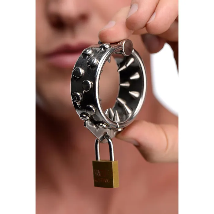 Male Sex Toys Sale Impaler Locking Cbt Ring With Spikes Male Sex Toys Sale Impaler Locking Cbt Ring With Spikes