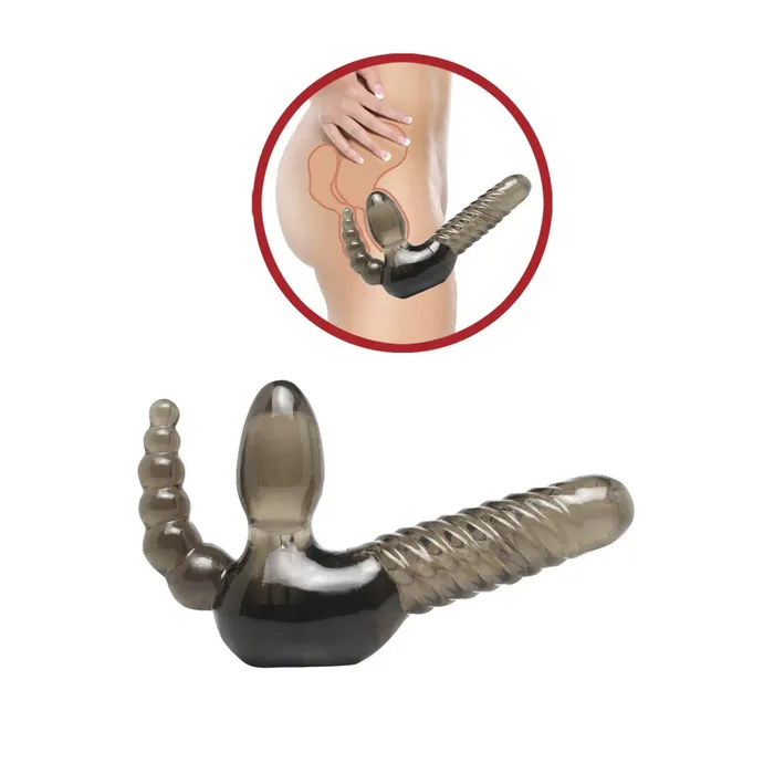 Pipedream Female Sex Toys Strapless Strap on With Anal Stimulator