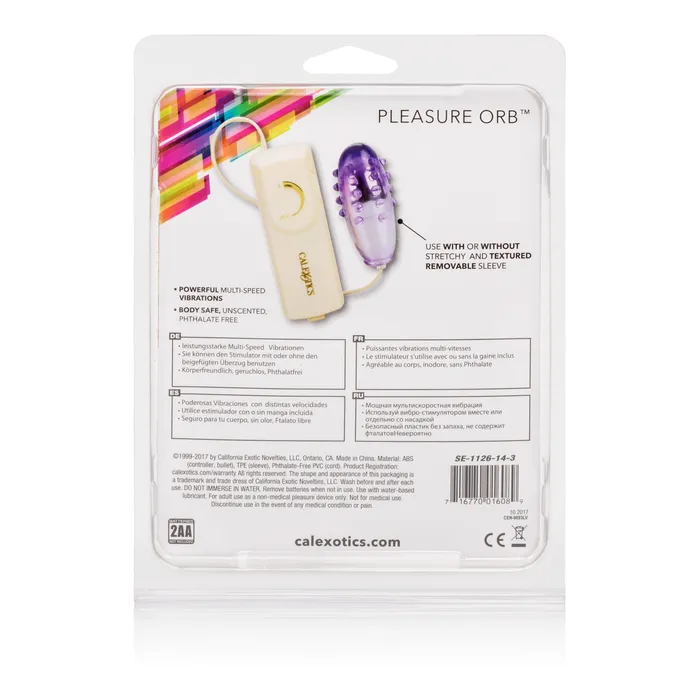 PocketSized Vibrating Egg Soft Cozy and MultiSpeed Fun Calexotics Vibrators