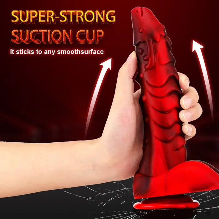 Dildos Faucet Soft Silicone Mixed Color Artificial Dildo BAILEQU