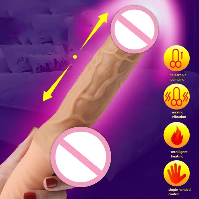 Lurevibe Womens Telescopic Cannon King Automatic Vibration Heating Simulation Machine Masculine Masturbation Lurevibe Vibrators