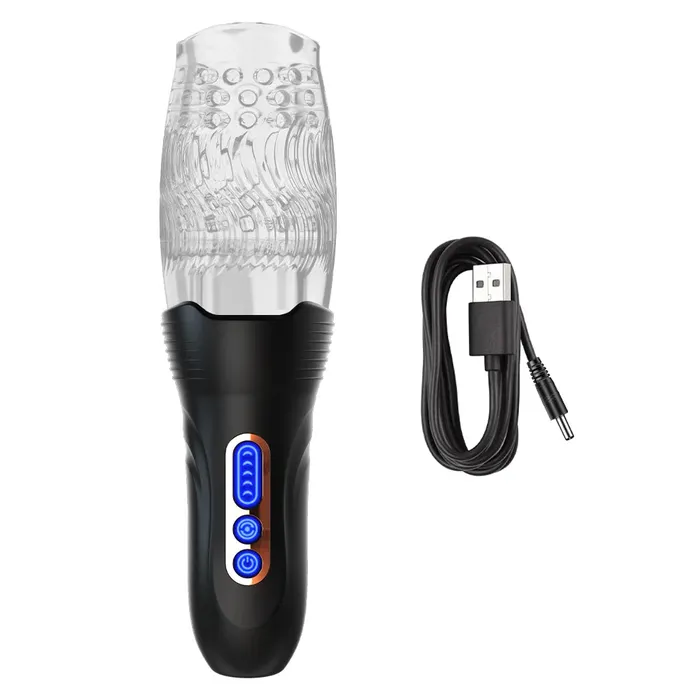 Male Sex Toys Lurevibe Gawk Gawk 3000 PRO Male Rose Thrusting Rotating And Vibrating Oral Sex Masturbation Cup Lurevibe