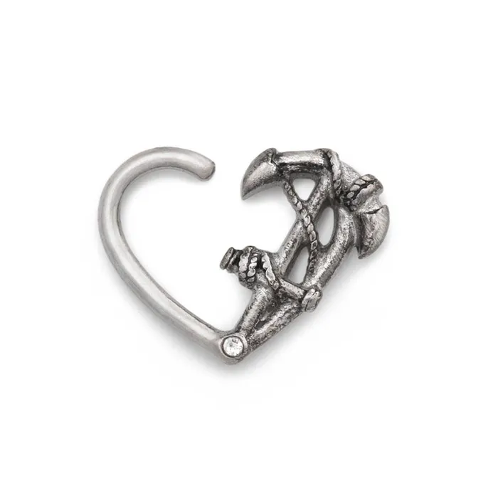 16g Anchor Bendable Heart Ear Jewelry Price Per 2 Painful Pleasures Dildos