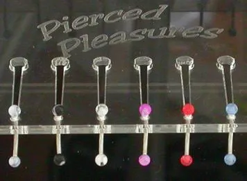 Acrylic Jewelry Display Racks for Painful Pleasures Display Case Painful Pleasures Anal