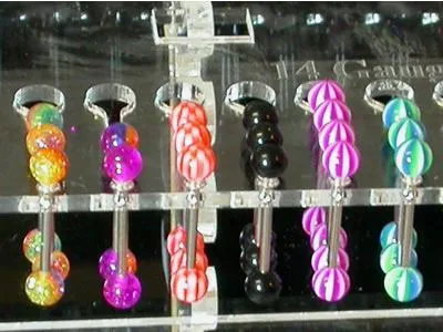Acrylic Jewelry Display Racks for Painful Pleasures Display Case Painful Pleasures Anal