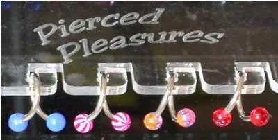 Acrylic Jewelry Display Racks for Painful Pleasures Display Case Painful Pleasures Anal