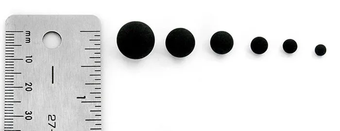 Anal Black Silicone Ball 4mm15mm Painful Pleasures