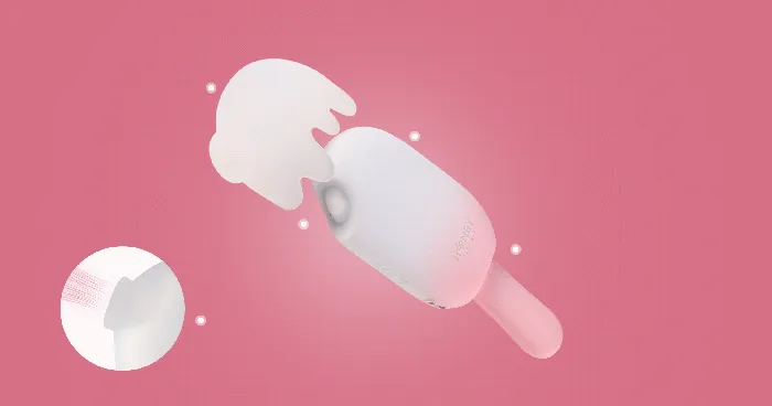 Bite Me Cream Pop Stimulator Tapping Sucking Vibrating Swinging Teasing Honey Play Box Vibrators