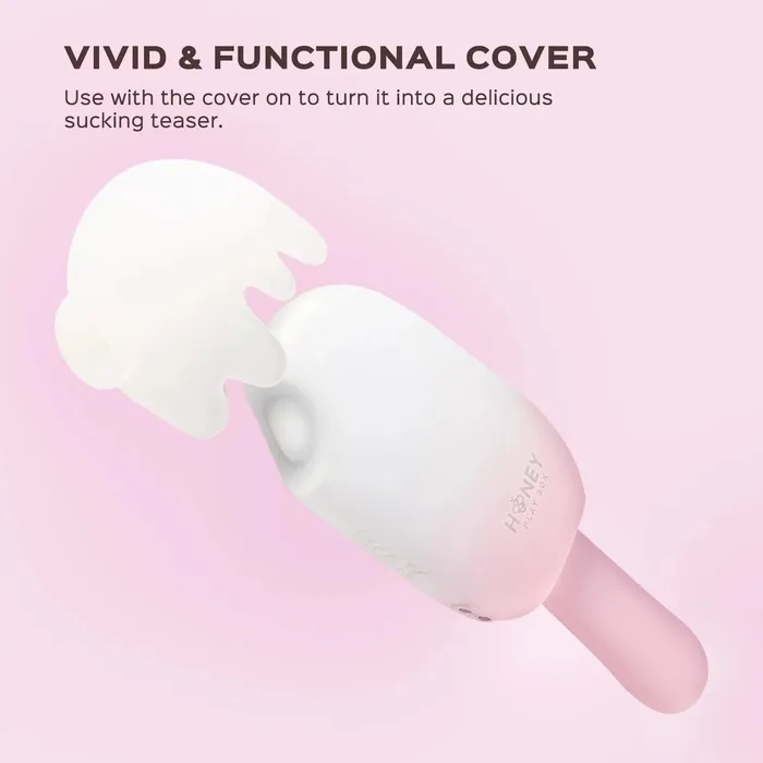 Bite Me Cream Pop Stimulator Tapping Sucking Vibrating Swinging Teasing Honey Play Box Vibrators