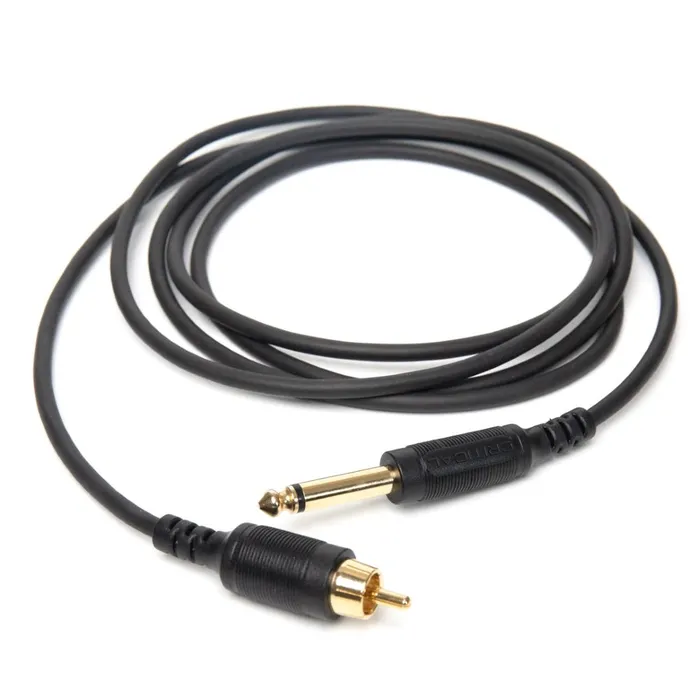 Critical Tattoo Anal Critical Standard Straight RCA Cord 6 Black