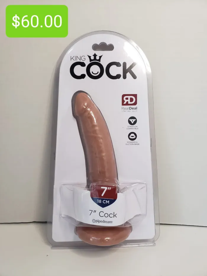 Dildos King Cock 7 inch Pleasher Spot