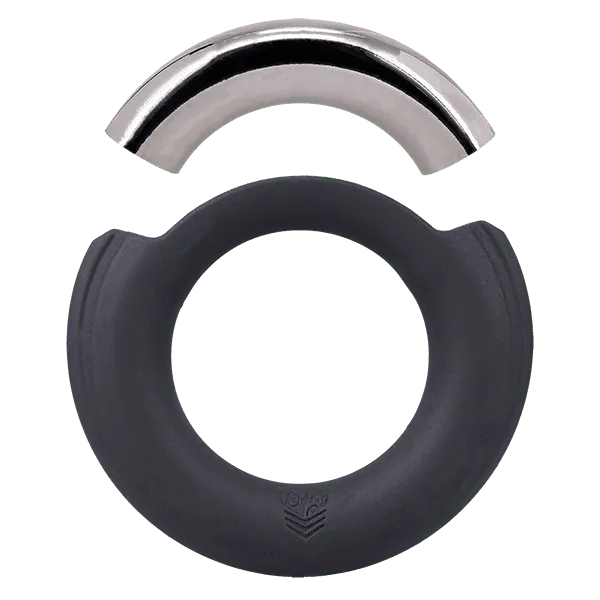 Doc Johnson Enterprises Anal Fort Troff Pinch Zero Ring Black