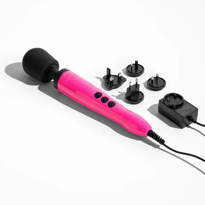 Doxy Die Cast Extra Powerful Wand Vibrator Hot Pink Doxy Vibrators