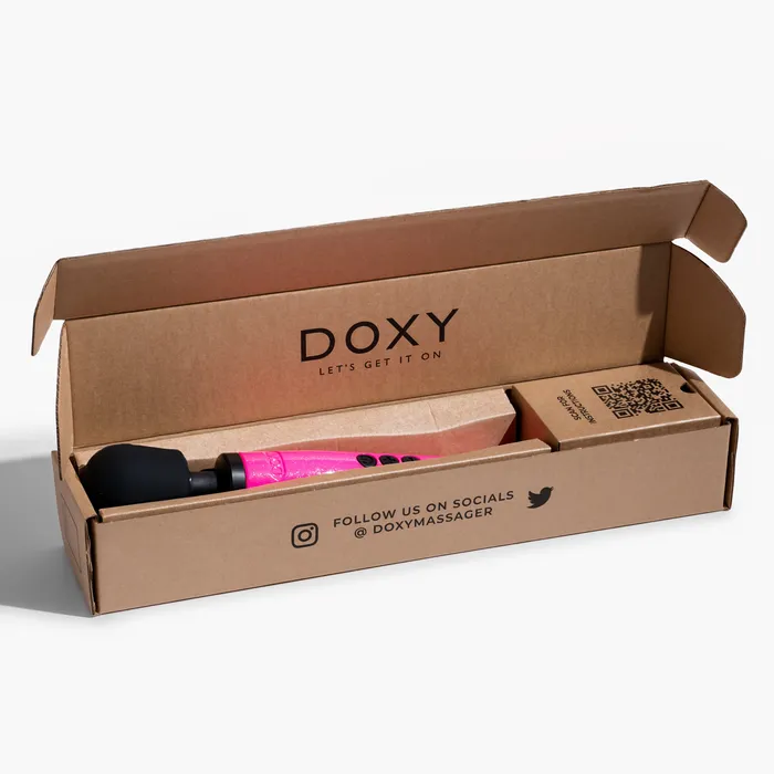 Doxy Die Cast Extra Powerful Wand Vibrator Hot Pink Doxy Vibrators