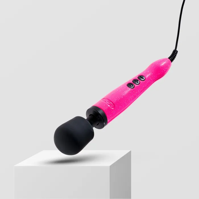 Doxy Die Cast Extra Powerful Wand Vibrator Hot Pink Doxy Vibrators