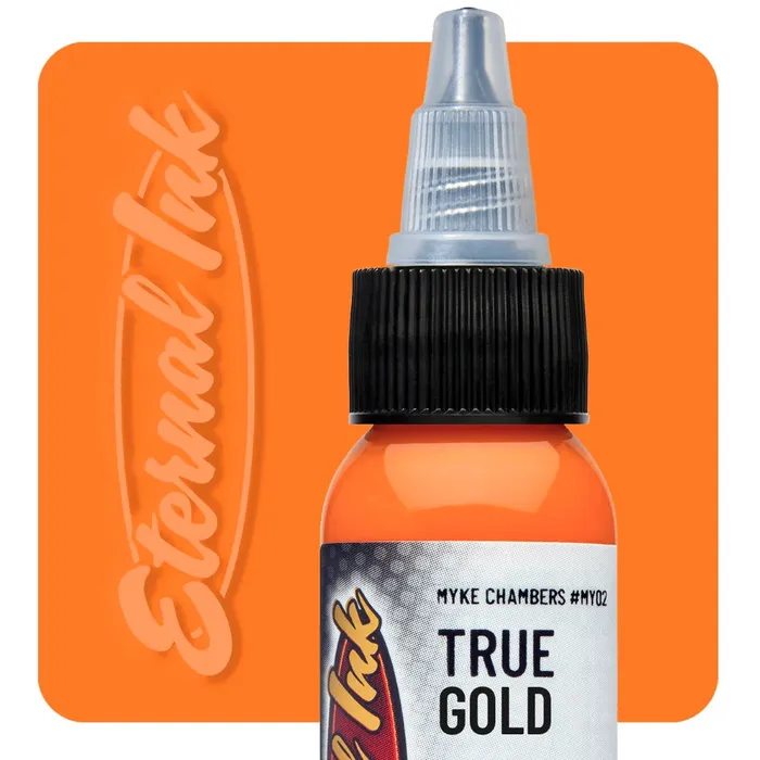 Eternal Myke Chambers True Gold Eternal Tattoo Ink Pick Size Vibrators
