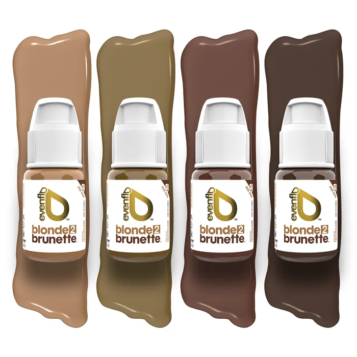 Evenflo Anal Evenflo Blonde 2 Brunette Set 4 12oz Bottles