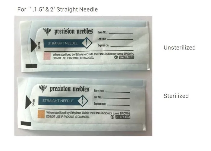 Precision Needles Female Sex Toys 10g Sterilized 15 Body Piercing Needles Box of 50
