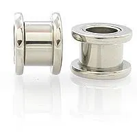 Threaded Steel Tunnel 10g to 1 Sizes Available Price Per 1 Painful Pleasures Dildos