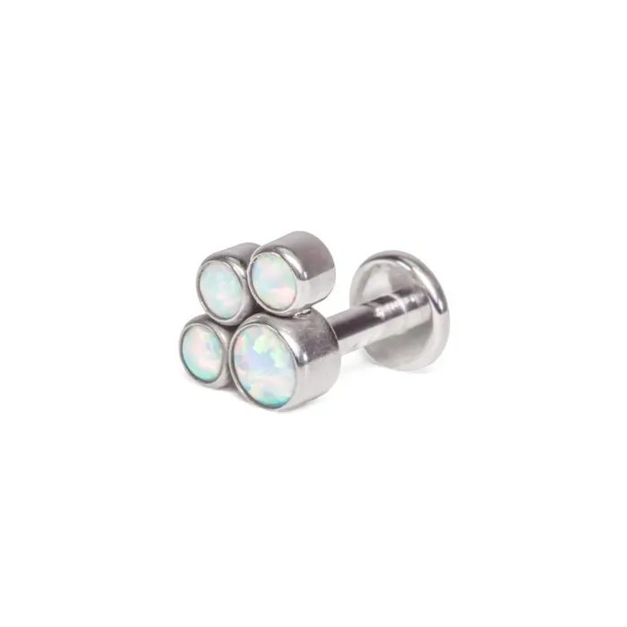 Tilum 18g16g Internally Threaded Opal Paw Print Cluster Top Price Per 1 Tilum Vibrators