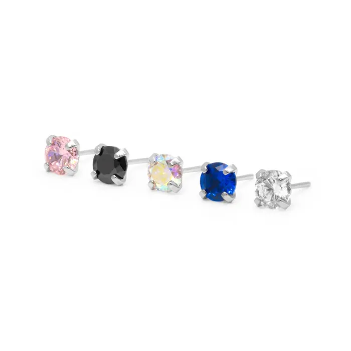 Tilum Vibrators Tilum Titanium Pronged Jewel Threadless Top Price Per 1