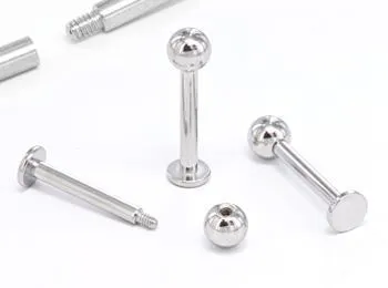 Vibrators Painful Pleasures 14g EZ Piercing Labret Stud OneStepDownThreaded Labret Vibrators Painful Pleasures 14g EZ Piercing Labret Stud OneStepDownThreaded Labret