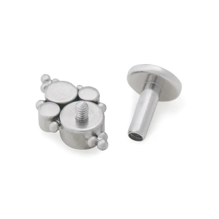 Vibrators Tilum Tilum 14g12g Internally Threaded Jewel Burst Titanium Top Price Per 1